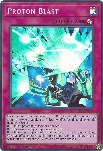 Proton Blast (LED2-EN017), Legendary Duelists: Ancient Millennium — Yu-Gi-Oh! card price