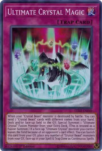 Ultimate Crystal Magic (LED2-EN040), Legendary Duelists: Ancient Millennium — Yu-Gi-Oh! card price