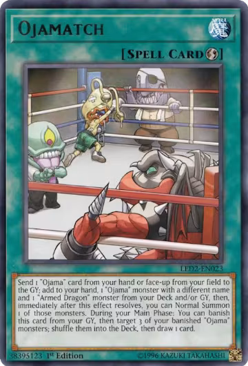 Ojamatch (LED2-EN023), Legendary Duelists: Ancient Millennium — Yu-Gi-Oh! card price