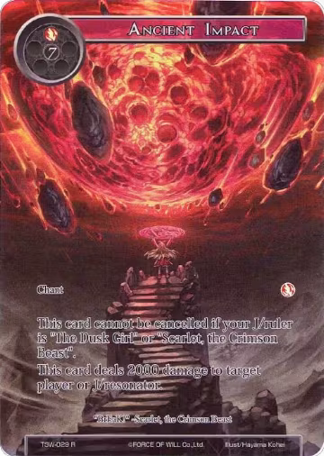 Ancient Impact (Full Art) (TSW-029), The Time Spinning Witch — Force of Will card price
