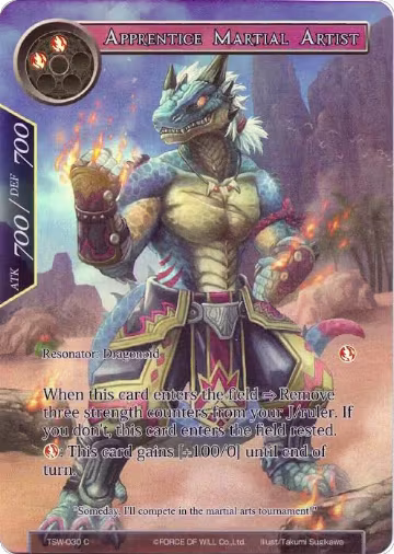 Apprentice Martial Artist (Full Art) (TSW-030), The Time Spinning Witch — Force of Will card price