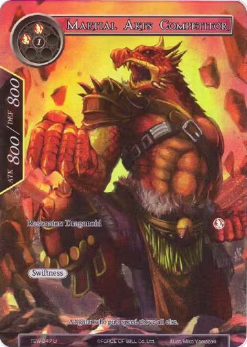 Martial Arts Competitor (Full Art) (TSW-047), The Time Spinning Witch — Force of Will card price
