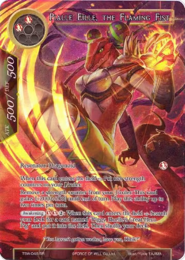 Pialle Eille, the Flaming Fist (Full Art) (TSW-048), The Time Spinning Witch — Force of Will card price