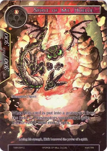 Spirit of Mt. Hoelle (Full Art) (TSW-054), The Time Spinning Witch — Force of Will card price