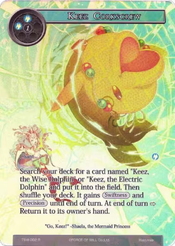 Keez Corkscrew (Full Art) (TSW-062), The Time Spinning Witch — Force of Will card price