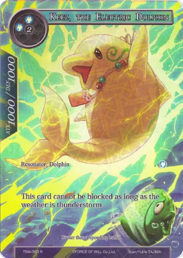 Keez, the Electric Dolphin (Full Art) (TSW-063), The Time Spinning Witch — Force of Will card price