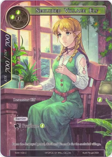 Secluded Village Elf (Full Art) (TSW-106), The Time Spinning Witch — Force of Will card price