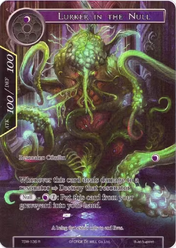 Lurker in the Null (Full Art) (TSW-136), The Time Spinning Witch — Force of Will card price