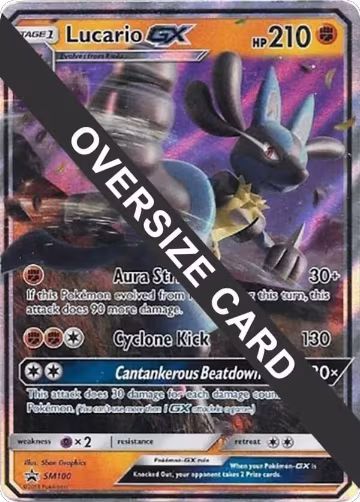 Lucario GX - SM100 (SM100), Jumbo Cards — Pokémon card price