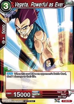 Vegeta, Powerful as Ever (P-030), Promotion Cards — DB Super card price