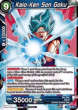 Kaio-Ken Son Goku (P-032), Promotion Cards — DB Super card price