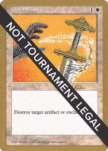 Disenchant - 1997 Janosch Kuhn (5ED), World Championship Decks — Magic card price