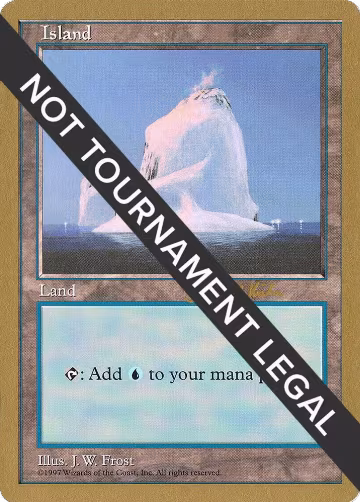 Island (428) - 1997 Janosch Kuhn (5ED), World Championship Decks — Magic card price