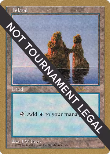 Island (427) - 1997 Janosch Kuhn (5ED), World Championship Decks — Magic card price