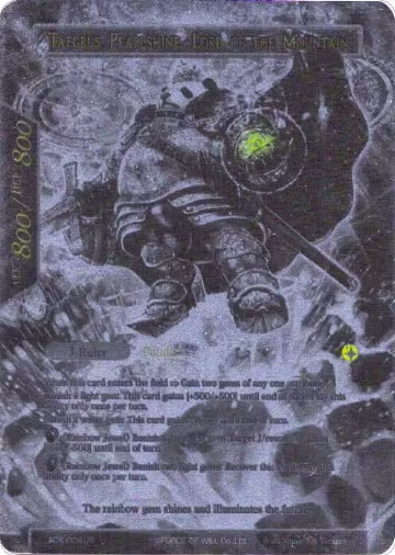 Taegrus Pearlshine // Taegrus Pearlshine, Lord of the Mountain (Alternate Art) (Uber Rare) (ADK-024), The Time Spinning Witch — Force of Will card price