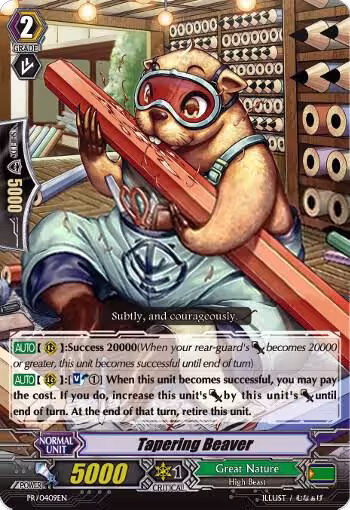 Tapering Beaver (PR/0409EN), Promo Cards — Vanguard card price