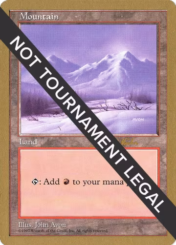 Mountain (430) - 1997 Janosch Kuhn (5ED), World Championship Decks — Magic card price