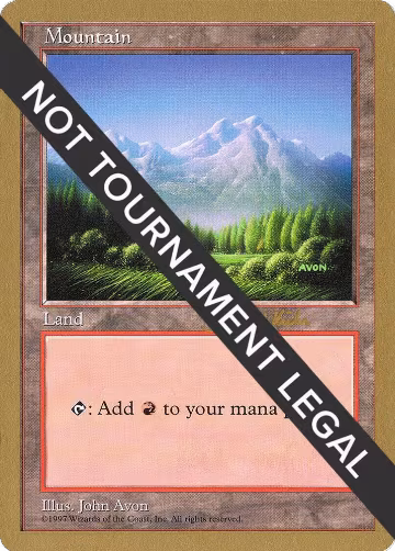 Mountain (431) - 1997 Janosch Kuhn (5ED), World Championship Decks — Magic card price