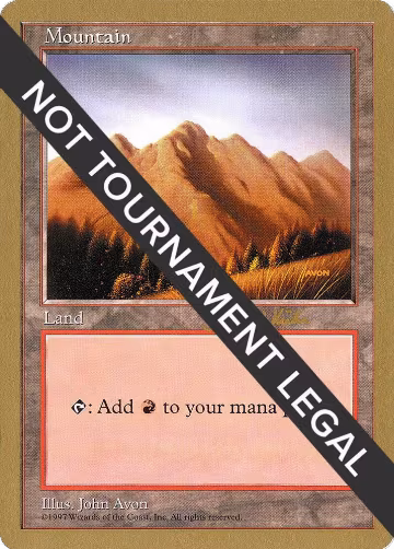 Mountain (432) - 1997 Janosch Kuhn (5ED), World Championship Decks — Magic card price