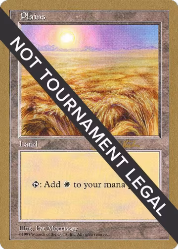 Plains (436) - 1997 Janosch Kuhn (5ED), World Championship Decks — Magic card price