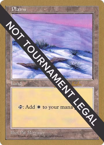 Plains (434) - 1997 Janosch Kuhn (5ED), World Championship Decks — Magic card price