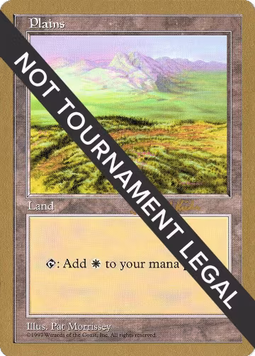 Plains (437) - 1997 Janosch Kuhn (5ED), World Championship Decks — Magic card price