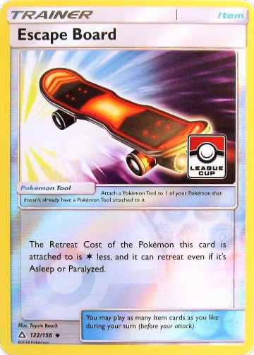 Escape Board - 122/156 (League Cup) (122/156), League & Championship Cards — Pokémon card price