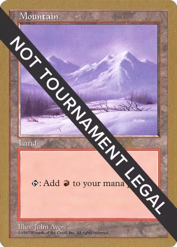 Mountain (430) - 1997 Paul McCabe (5ED), World Championship Decks — Magic card price