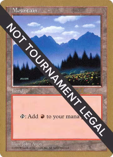 Mountain (433) - 1997 Paul McCabe (5ED), World Championship Decks — Magic card price