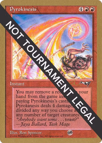 Pyrokinesis - 1997 Paul McCabe (ALL) (SB), World Championship Decks — Magic card price