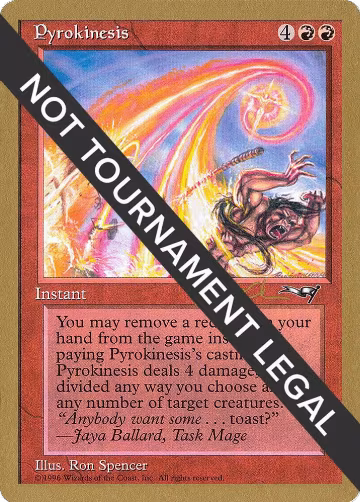 Pyrokinesis - 1997 Paul McCabe (ALL), World Championship Decks — Magic card price