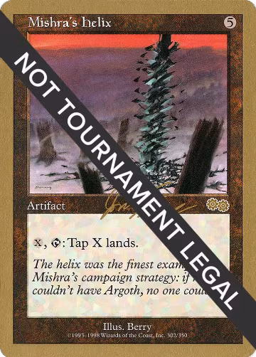 Mishra's Helix - 2000 Jon Finkel (USG), World Championship Decks — Magic card price
