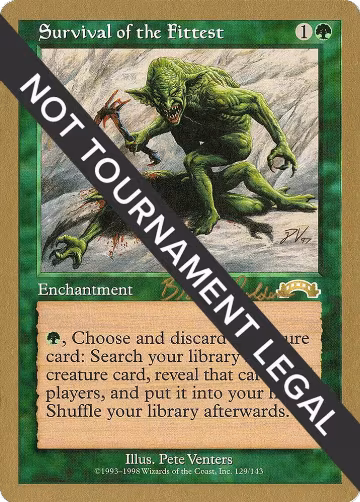 Survival of the Fittest - 1998 Brian Selden (EXO) — card price