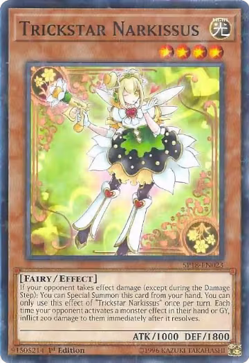 Trickstar Narkissus (Starfoil) (SP18-EN023), Star Pack VRAINS — Yu-Gi-Oh! card price