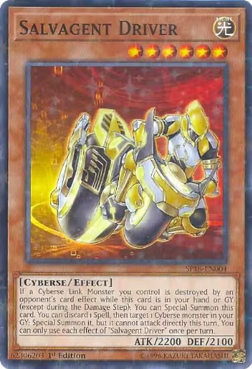 Salvagent Driver (Starfoil) (SP18-EN004), Star Pack VRAINS — Yu-Gi-Oh! card price
