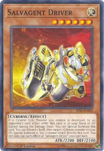 Salvagent Driver (SP18-EN004), Star Pack VRAINS — Yu-Gi-Oh! card price