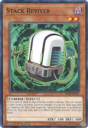 Stack Reviver (SP18-EN005), Star Pack VRAINS — Yu-Gi-Oh! card price