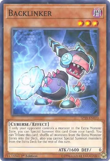 Backlinker (SP18-EN010), Star Pack VRAINS — Yu-Gi-Oh! card price
