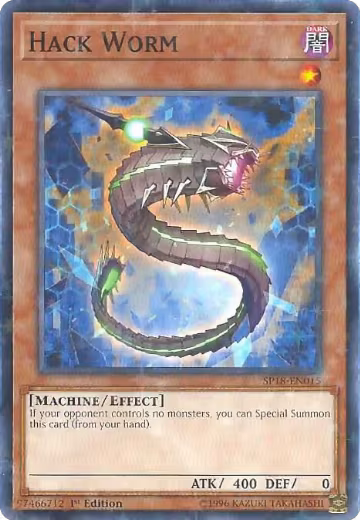 Hack Worm (Starfoil) (SP18-EN015), Star Pack VRAINS — Yu-Gi-Oh! card price