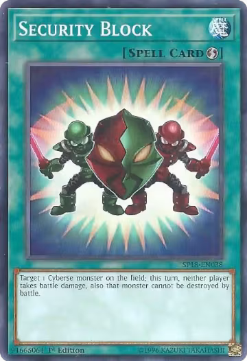 Security Block (SP18-EN038), Star Pack VRAINS — Yu-Gi-Oh! card price