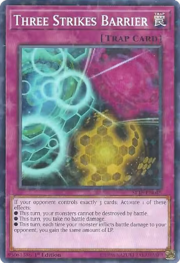 Three Strikes Barrier (Starfoil) (SP18-EN045), Star Pack VRAINS — Yu-Gi-Oh! card price