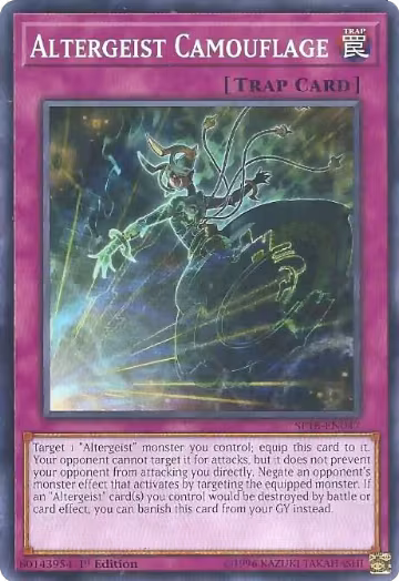 Altergeist Camouflage (SP18-EN047), Star Pack VRAINS — Yu-Gi-Oh! card price