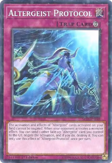 Altergeist Protocol (Starfoil) (SP18-EN048), Star Pack VRAINS — Yu-Gi-Oh! card price