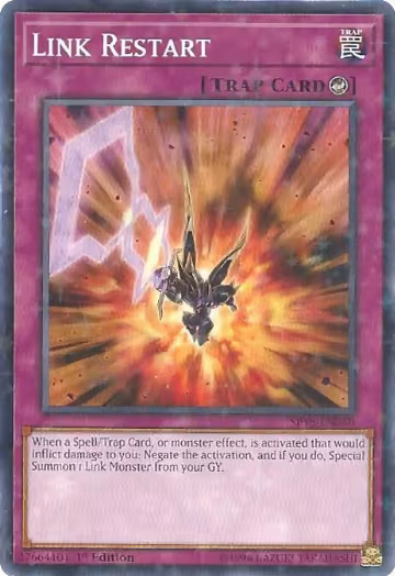 Link Restart (Starfoil) (SP18-EN050), Star Pack VRAINS — Yu-Gi-Oh! card price