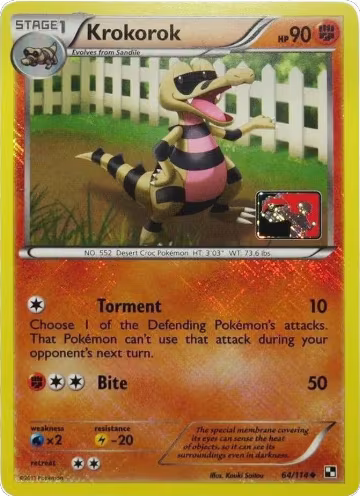 Krokorok - 64/114 (League Promo) (064/114), League & Championship Cards — Pokémon card price
