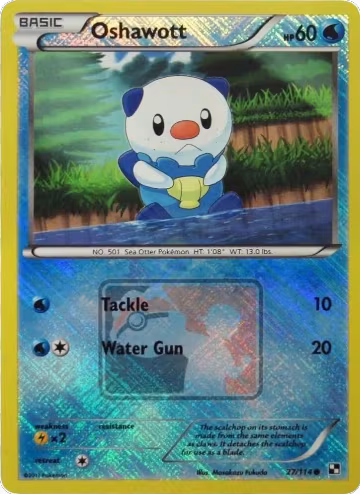 Oshawott - 27/114 (League Promo) (027/114), League & Championship Cards — Pokémon card price