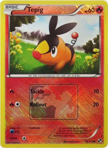 Tepig - 15/114 (League Promo) (015/114), League & Championship Cards — Pokémon card price