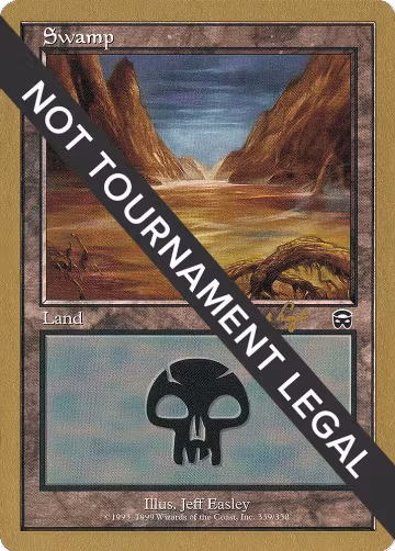 Swamp (339) - 2001 Tom van de Logt (MMQ), World Championship Decks — Magic card price