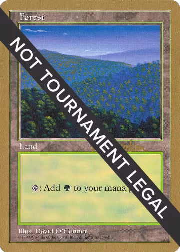 Forest (418) - 1997 Svend Geertsen (5ED), World Championship Decks — Magic card price