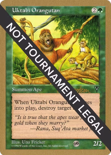 Uktabi Orangutan - 1997 Svend Geertsen (VIS) (SB), World Championship Decks — Magic card price